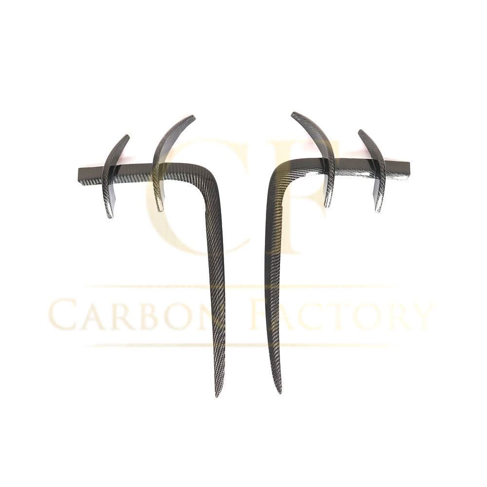 V Style Carbon Fibre Front Bumper Trims for Audi B9 A5 S Line & S5 17-19