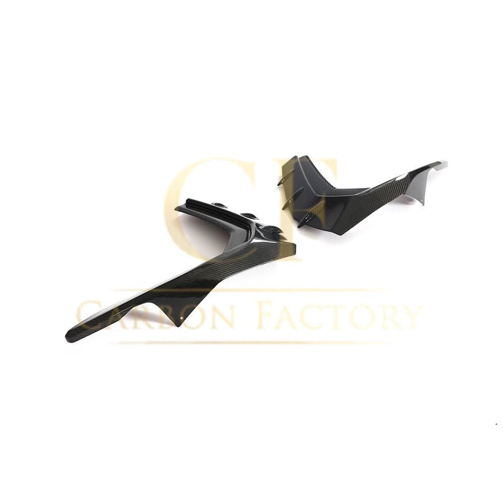 V Style Carbon Fibre Front Canards for Audi S3 Saloon 21-Present