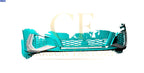V Style Carbon Fibre Front Canards for Audi S3 Saloon 21-Present