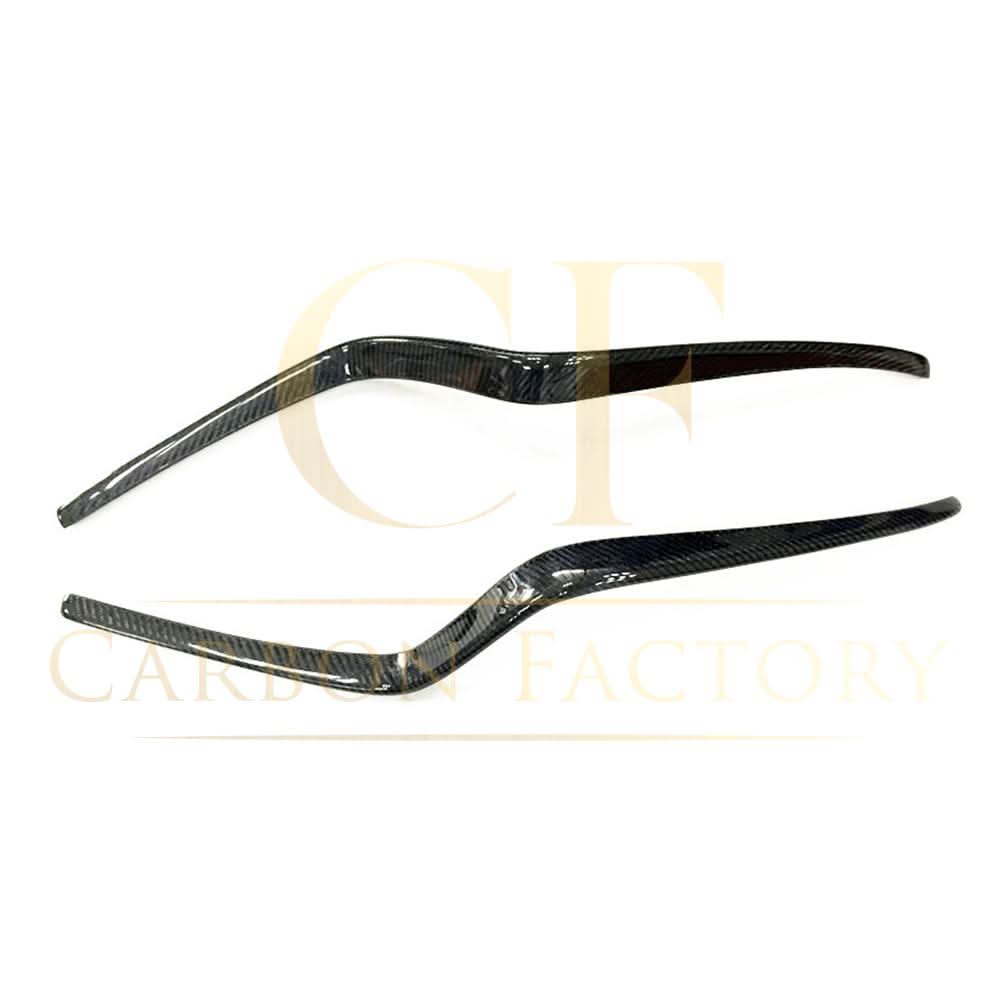 V Style Carbon Fibre Front Canards for Porsche Macan 14-17