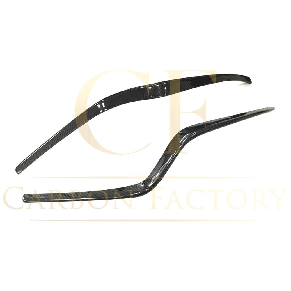 V Style Carbon Fibre Front Canards for Porsche Macan 14-17