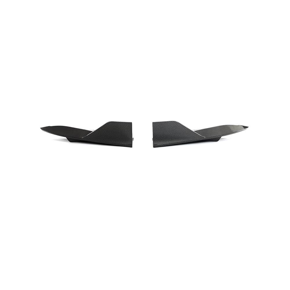 V Style Carbon Fibre Rear Bumper Extension for Tesla Model S Facelift 21-Present