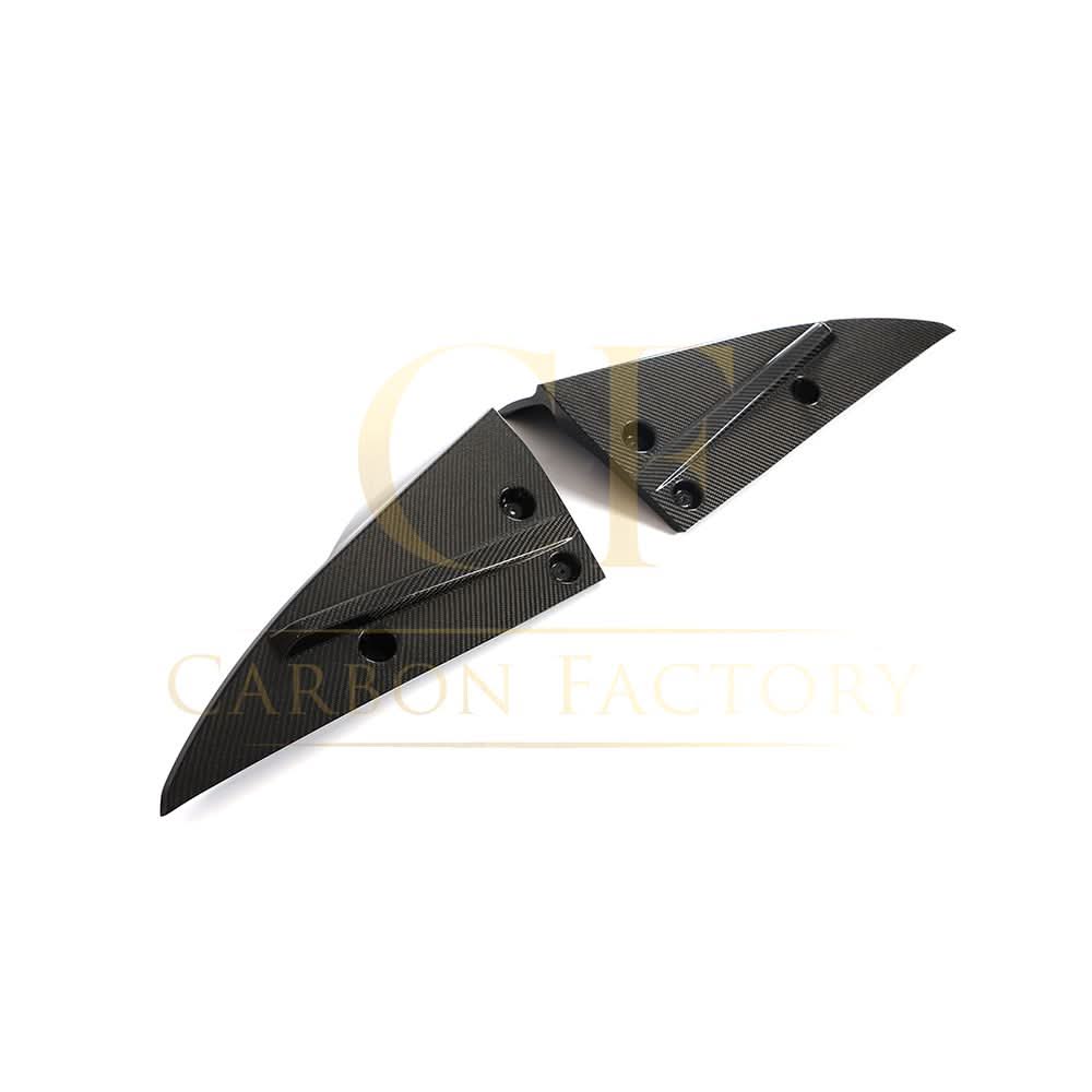 V Style Carbon Fibre Rear Bumper Extension for Tesla Model S Facelift 21-Present