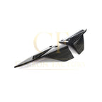 V Style Carbon Fibre Rear Bumper Extensions for Tesla Model S Facelift 21-Present