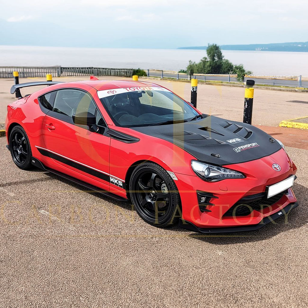 VR Style Carbon Fibre Bonnet for Toyota GT86 12-20