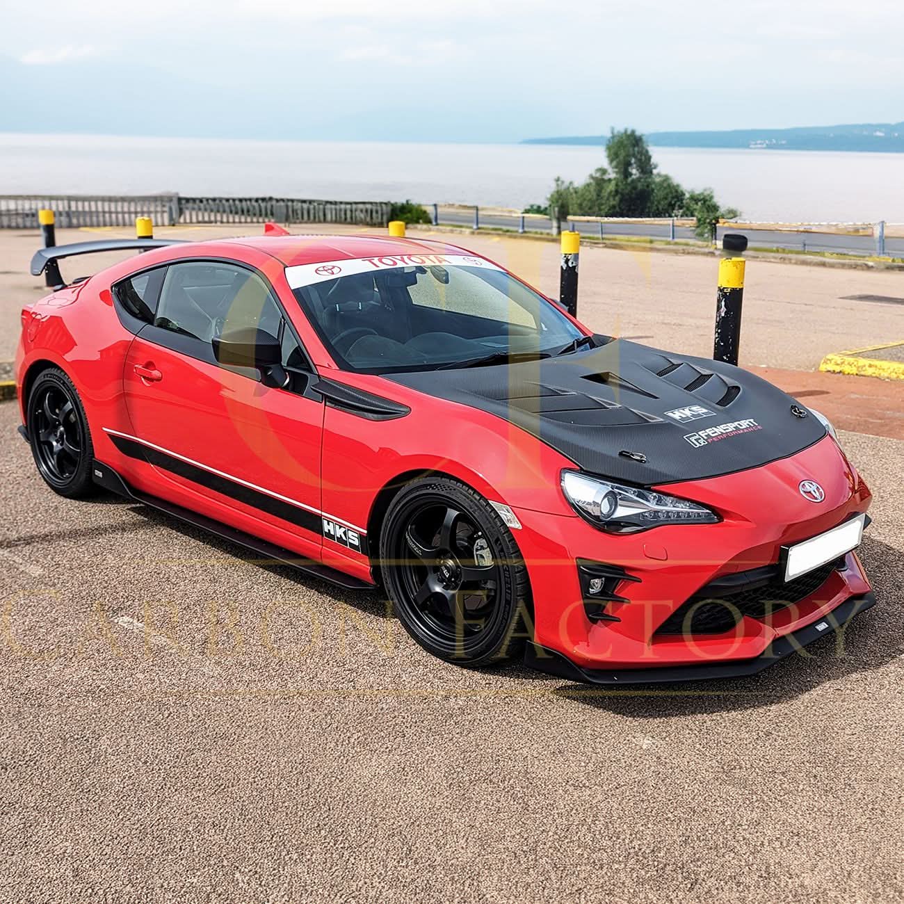 VR Style Carbon Fibre Bonnet for Toyota GT86 12-20