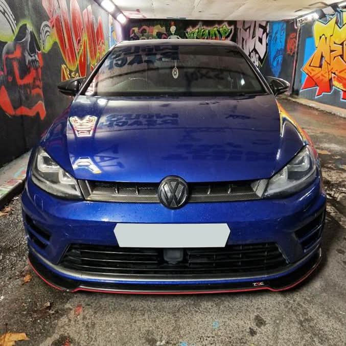 Carbon Fibre Front Grille for VW Golf MK7 GTI & R 14-17