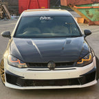 Carbon Fibre Front Grille for VW Golf MK7 GTI & R 14-17