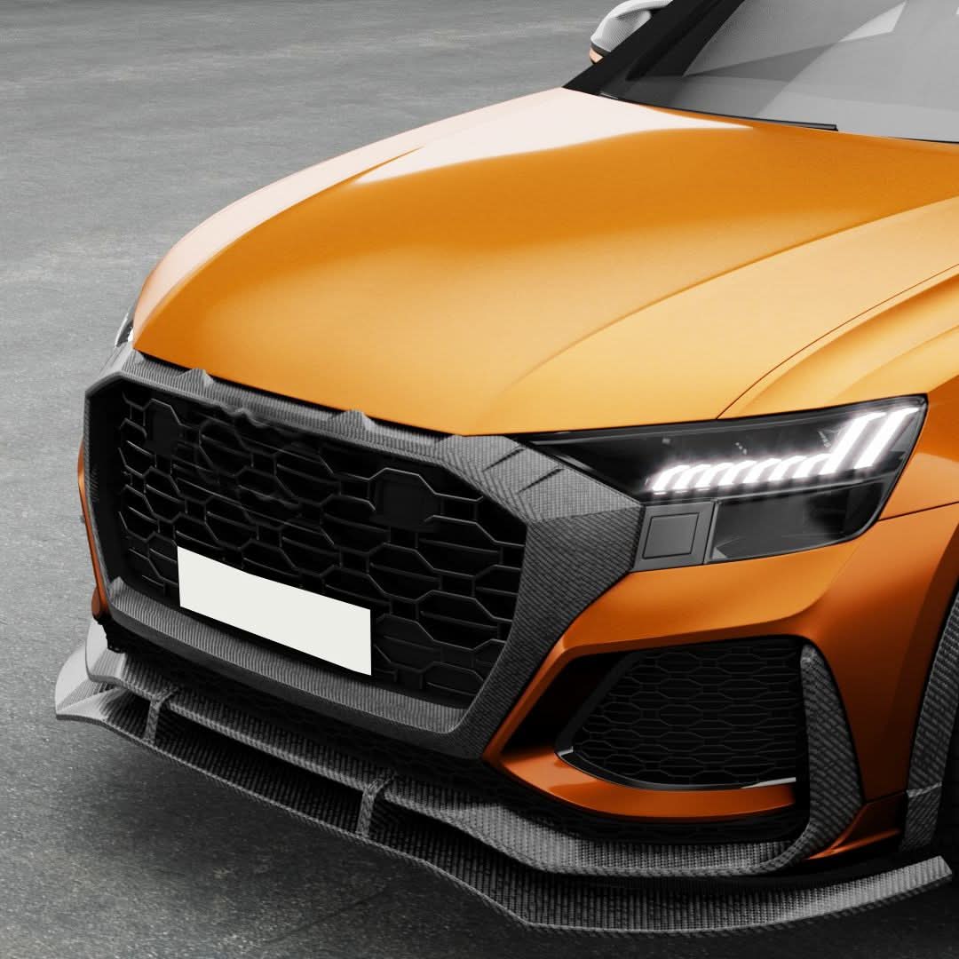 Carbon Fibre Front Grille Trim for Audi RS Q8 20-Present