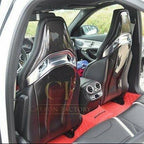 Carbon Fibre Seat Covers (Set of 2) for Mercedes Benz AMG W176 A45 CLA45 GLA45