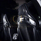 Carbon Fibre Seat Covers (Set of 2) for Mercedes Benz AMG W176 A45 CLA45 GLA45