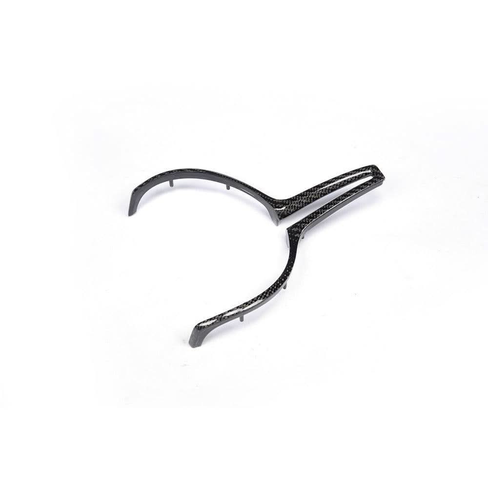 Carbon Fibre Steering Wheel Trim for BMW F80 M3 F82 F83 M4 F10 M5 F06 F12 F13 M6 14-20