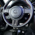 Carbon Fibre Steering Wheel Trim for Toyota GT86 12-20