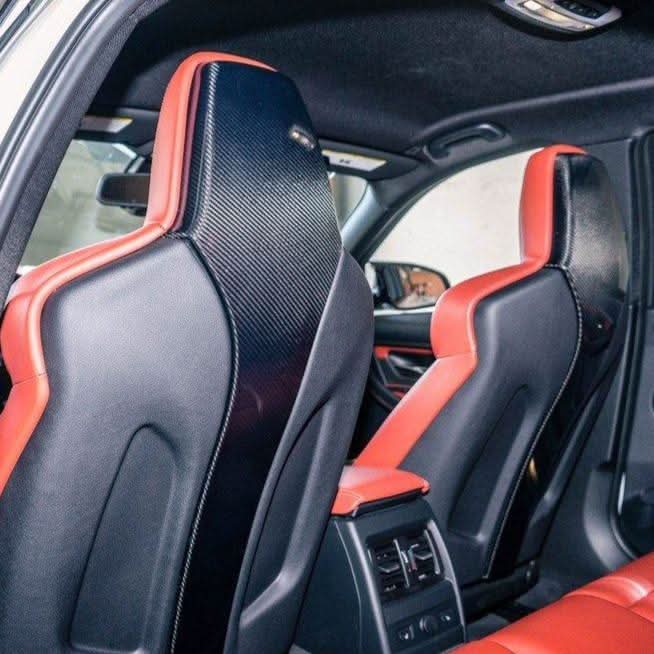 Pre-preg Carbon Fibre Seat Covers Pair for BMW F80 M3 F82 F83 M4 14-20