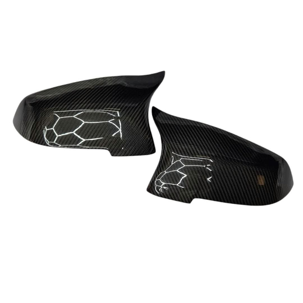 MP Style Carbon Fibre Replacement Mirror Covers for BMW F06 F12 F13 6 Series LCI F01 F02