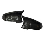 MP Style Carbon Fibre Replacement Mirror Covers for BMW F06 F12 F13 6 Series LCI F01 F02
