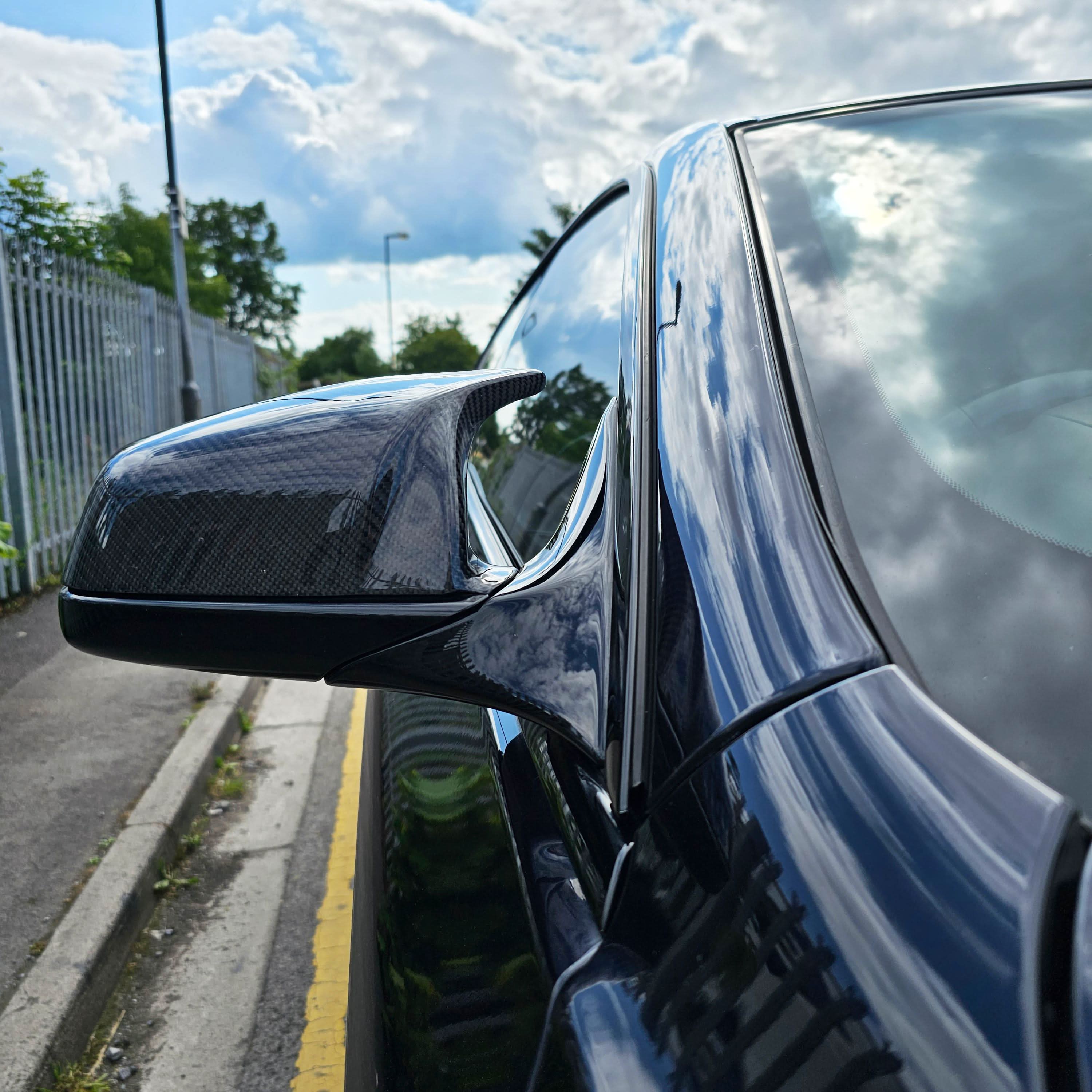 MP Style Carbon Fibre Replacement Mirror Covers for BMW F06 F12 F13 6 Series Pre-LCI F01 F02