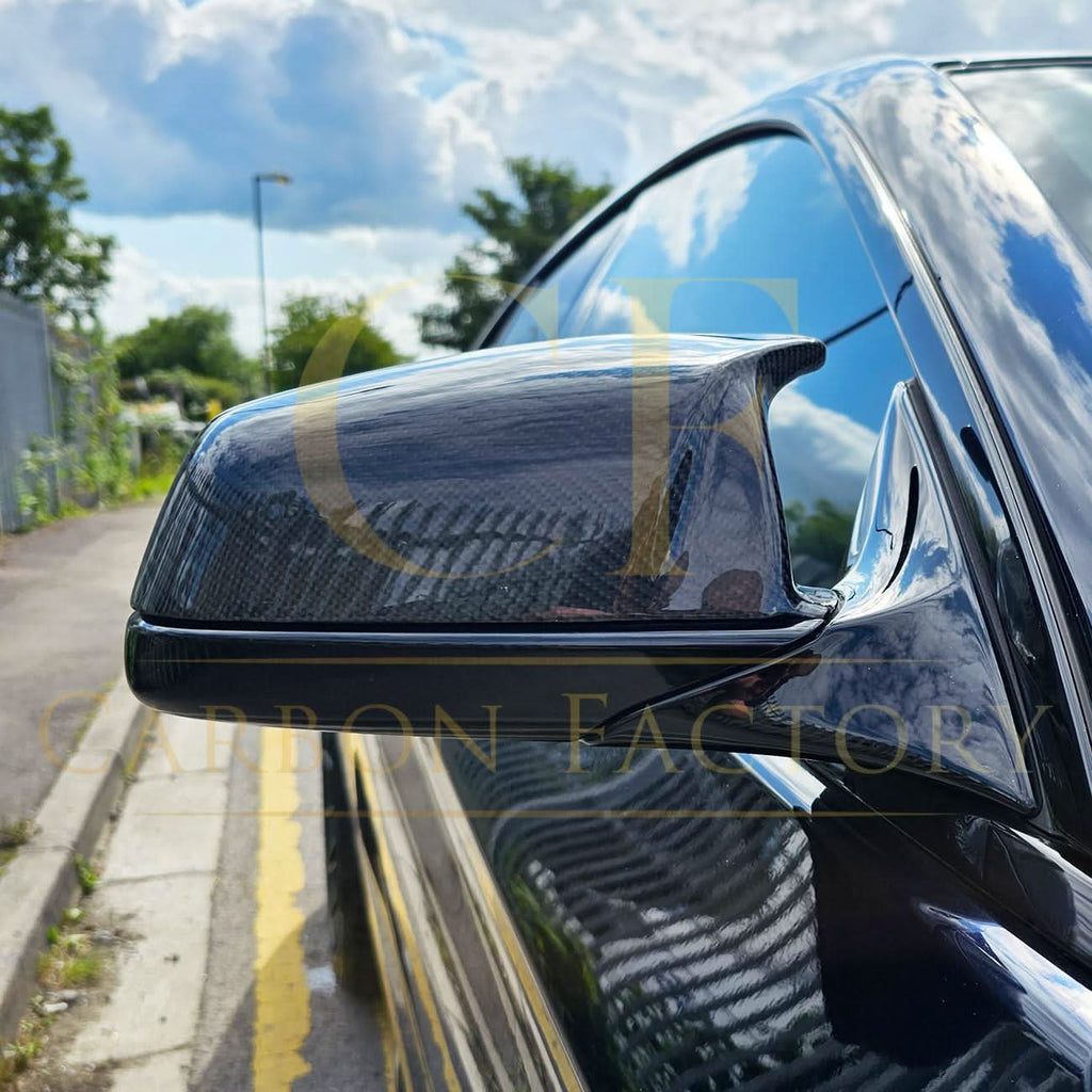 MP Style Carbon Fibre Replacement Mirror Covers for BMW F06 F12 F13 6 Series Pre-LCI F01 F02