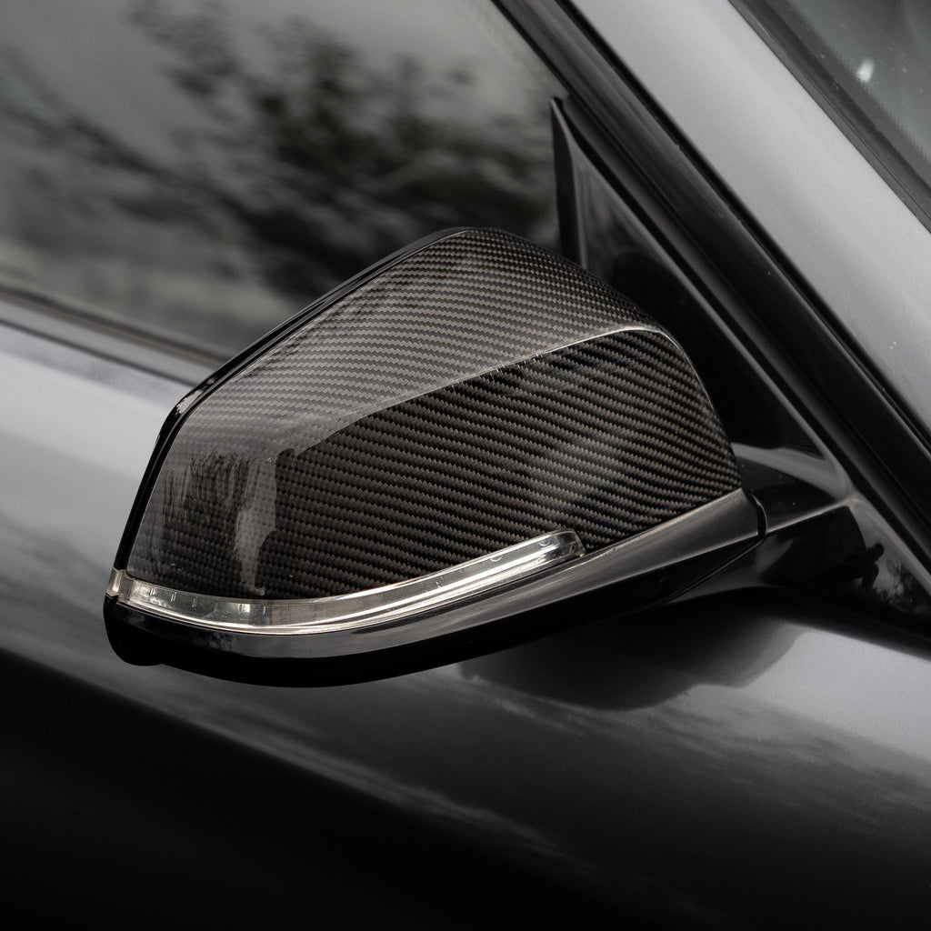 OEM Style Carbon Fibre Replacement Mirror Covers for BMW 1 2 3 4 Series