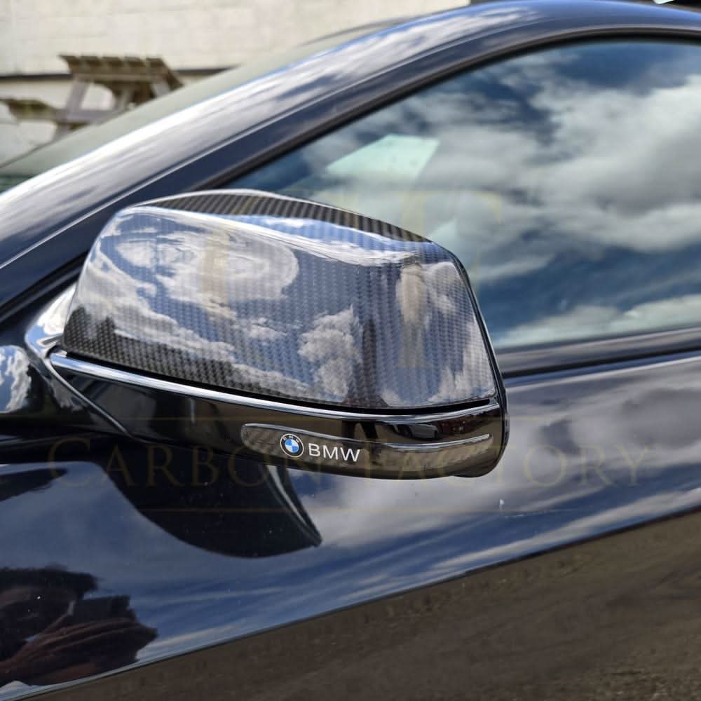 OEM Style Carbon Fibre Replacement Mirror Covers for BMW F06 F12 F13 6 Series Pre-LCI F01 F02