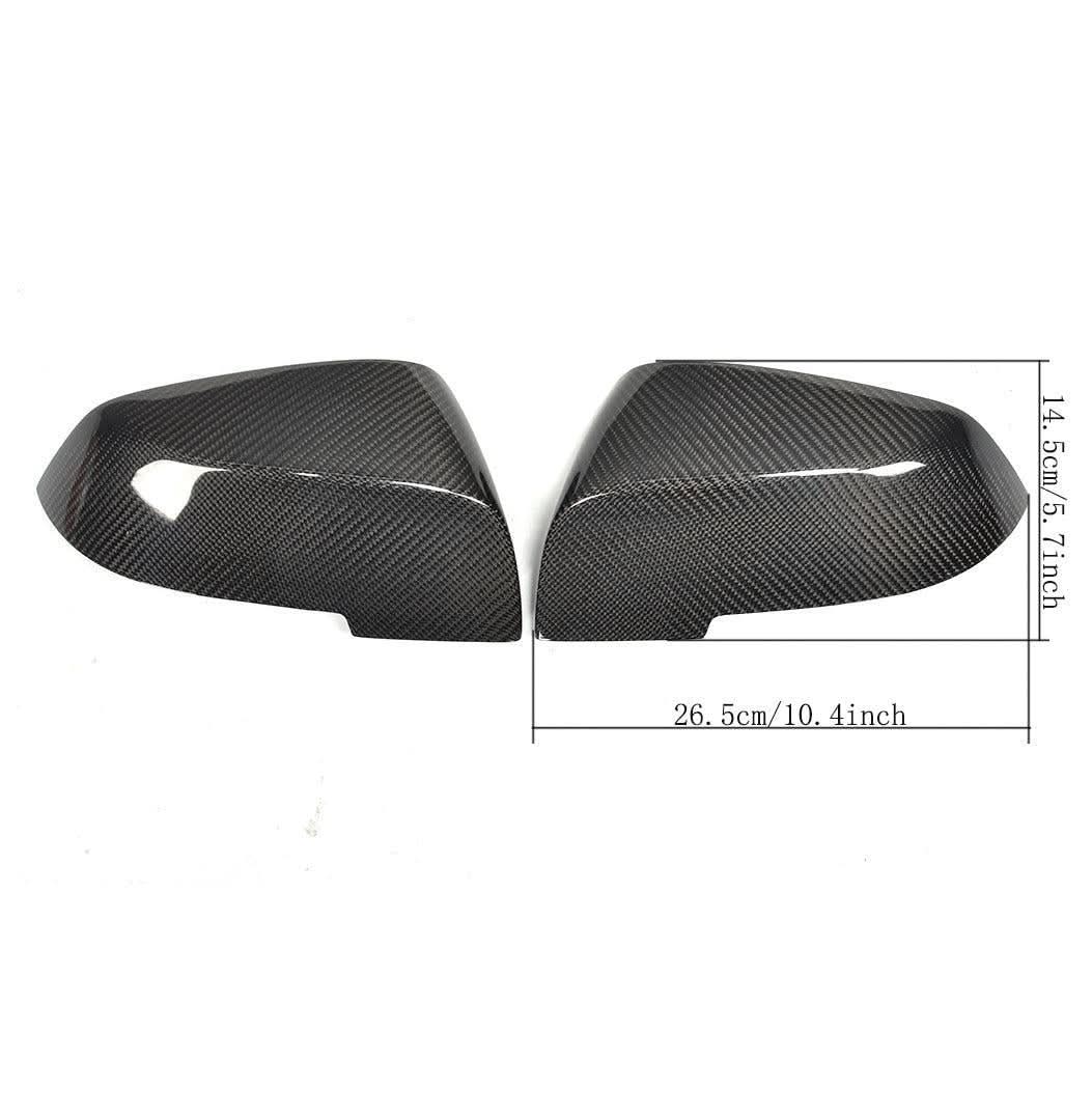 OEM Style Carbon Fibre Replacement Mirror Covers for BMW F10 5 Series LCI F06 F12 F13 6 Series F01 7 Series