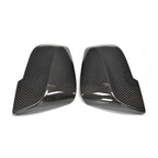 OEM Style Carbon Fibre Replacement Mirror Covers for BMW F10 5 Series LCI F06 F12 F13 6 Series F01 7 Series