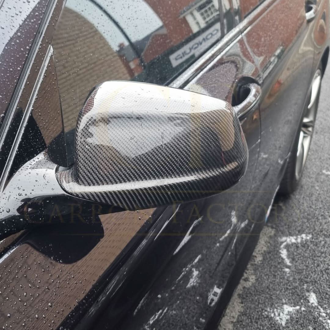 OEM Style Carbon Fibre Replacement Mirror Covers for BMW F10 5 Series Pre-LCI