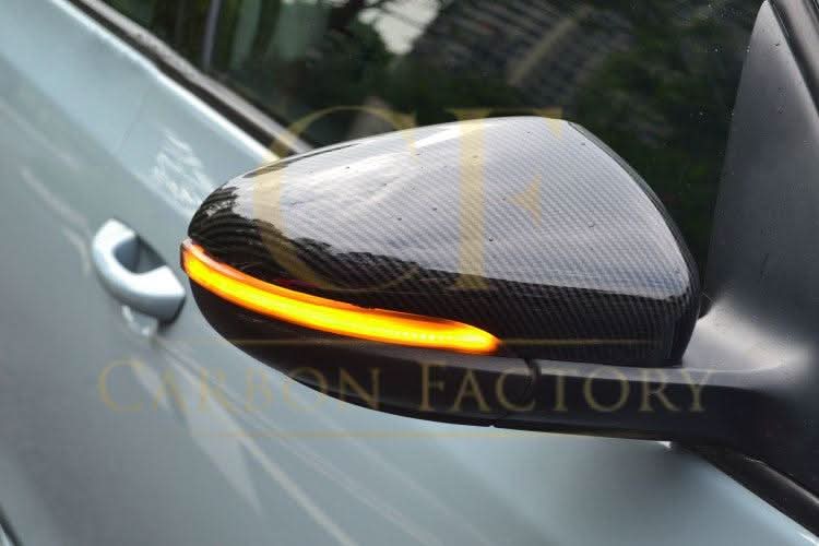 OEM Style Carbon Fibre Replacement Mirror Covers for VW Golf MK6 GTI R20 08-13