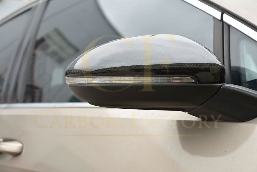 OEM Style Carbon Fibre Replacement Mirror Covers for VW Golf MK7 MK7.5 inc GTI & R 14-20