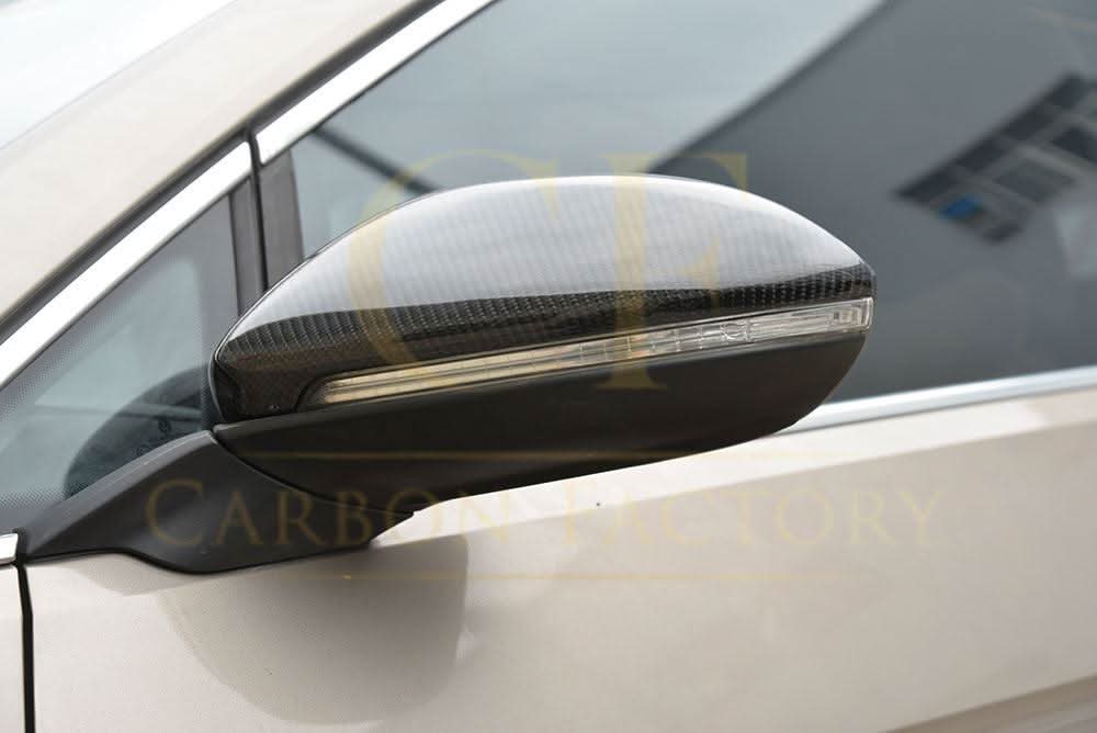 OEM Style Carbon Fibre Replacement Mirror Covers for VW Golf MK7 MK7.5 inc GTI & R 14-20
