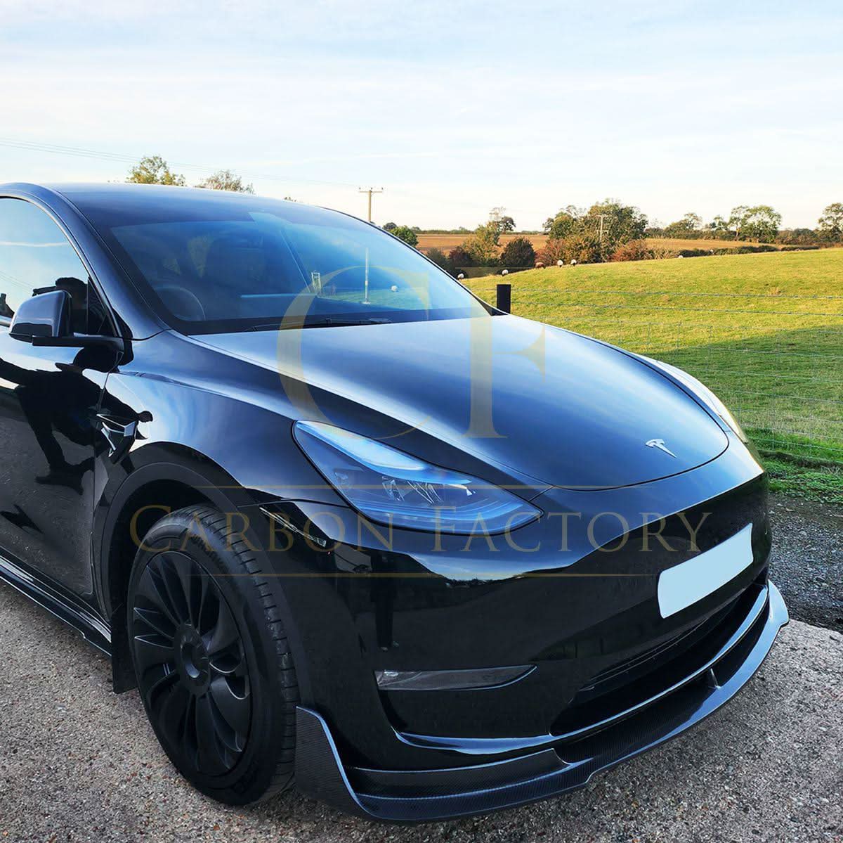 OEM Style Pre-Preg Carbon Fibre Mirror Covers for Tesla Model Y 19-24