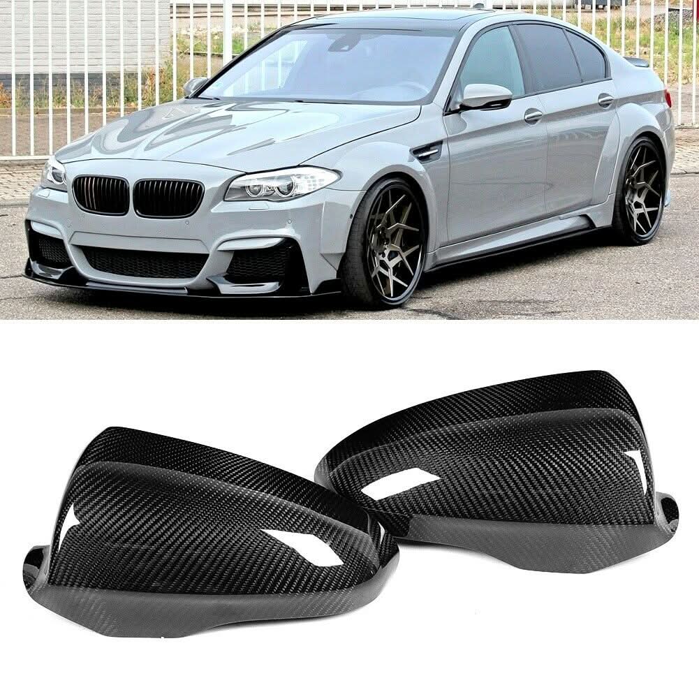 Pre-preg Carbon Fibre Replacement Mirror Covers for BMW F10 M5 F06 F12 F13 M6 12-16