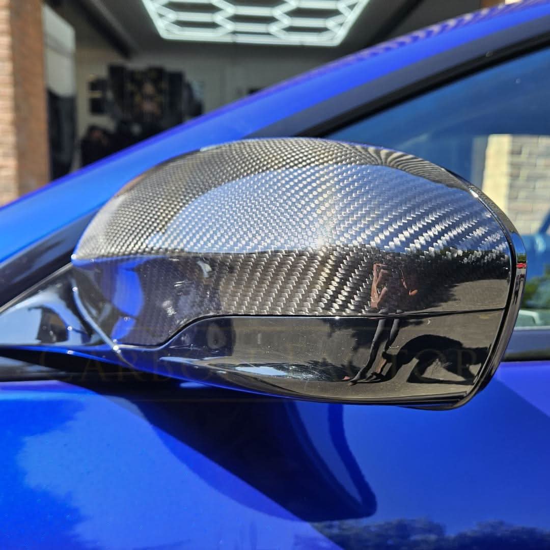 Pre-preg Carbon Fibre Replacement Mirror Covers for BMW F10 M5 F06 F12 F13 M6 12-16