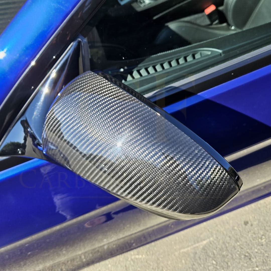 Pre-preg Carbon Fibre Replacement Mirror Covers for BMW F10 M5 F06 F12 F13 M6 12-16