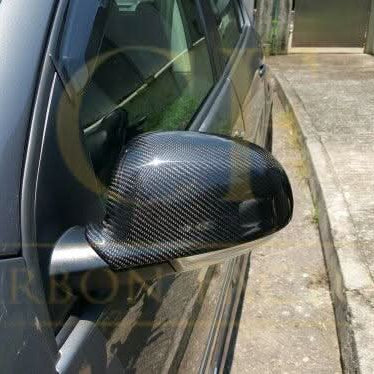 Replacement Carbon Fibre Mirror Covers for VW Golf MK5 04-09