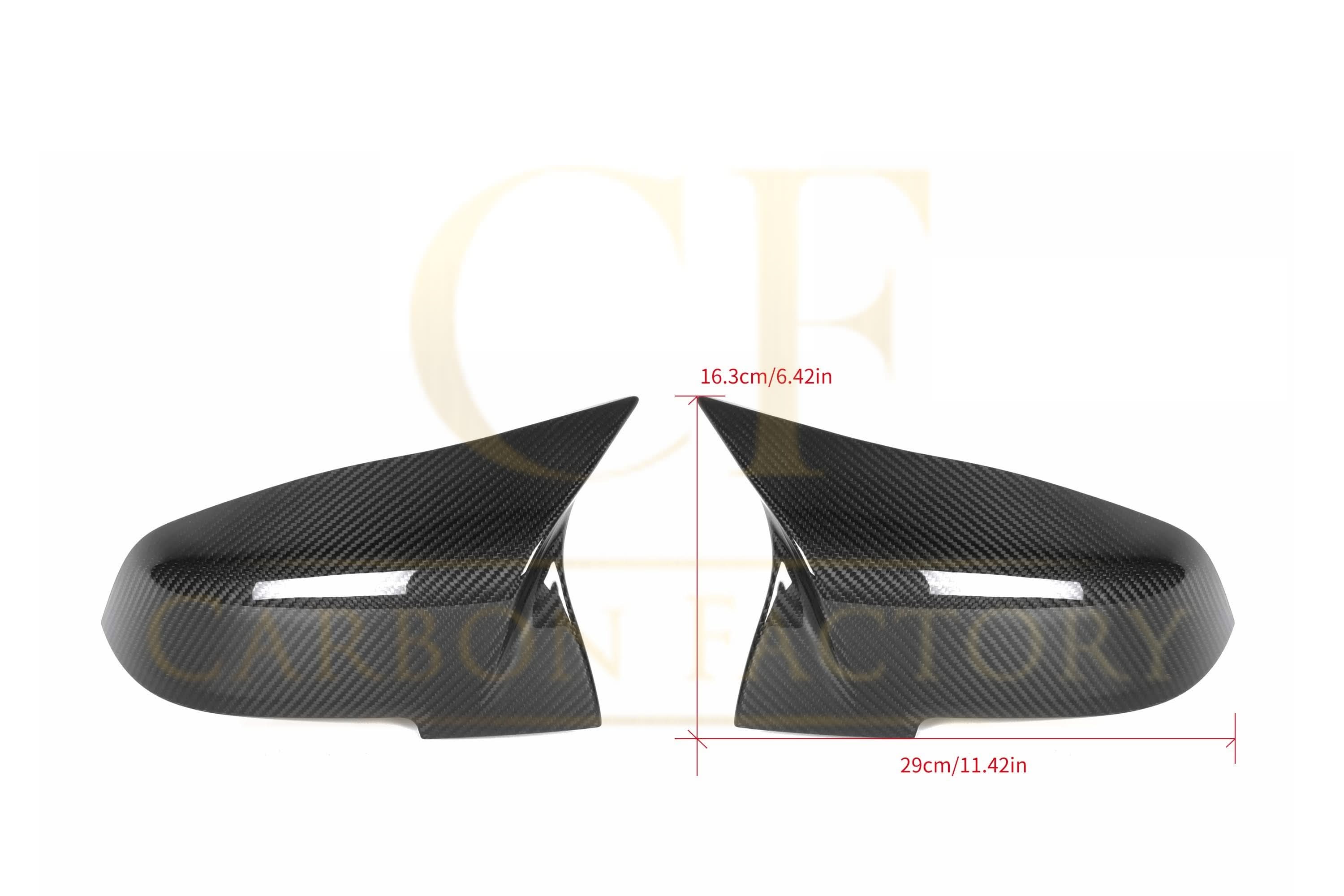 V Style Carbon Fibre Replacement Mirror Cover for BMW F22 2 Series F87 M2 13-21