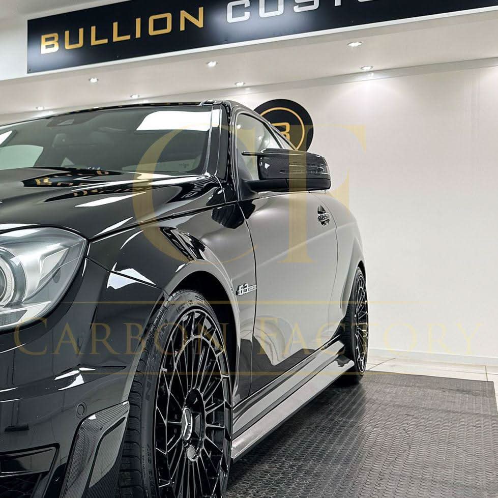 V Style Carbon Fibre Replacement Mirror Covers for Mercedes Benz Universal