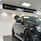 V Style Carbon Fibre Replacement Mirror Covers for Mercedes Benz Universal
