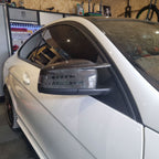 V Style Carbon Fibre Replacement Mirror Covers for Mercedes Benz Universal