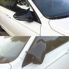 V Style Carbon Fibre Replacement Mirror Covers for VW Golf MK6 GTI R20 08-13