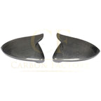 V Style Carbon Fibre Replacement Mirror Covers for VW Golf MK7 MK7.5 inc GTI & R 14-20