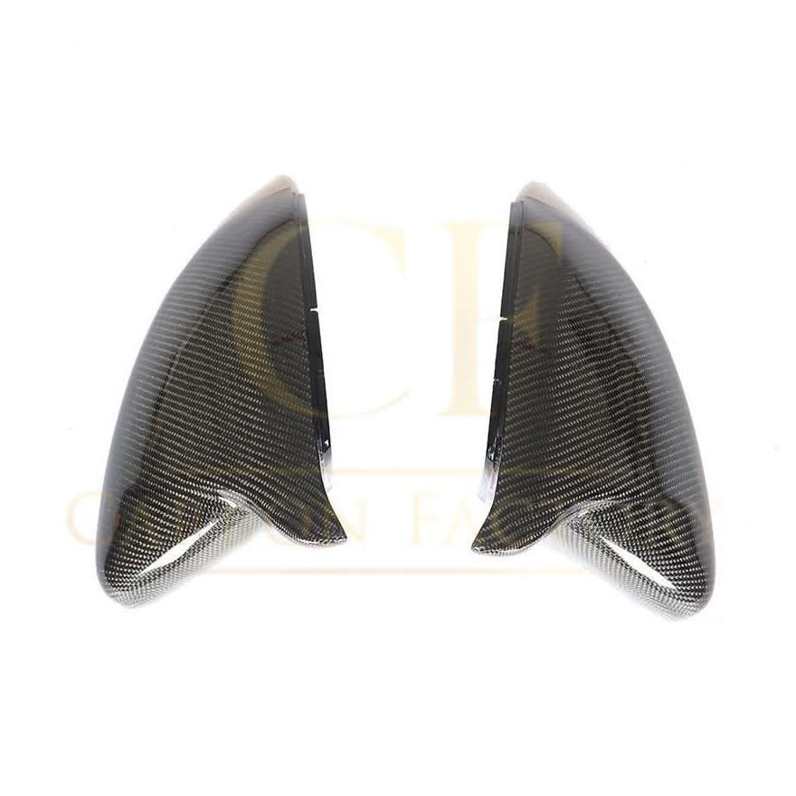V Style Carbon Fibre Replacement Mirror Covers for VW Golf MK7 MK7.5 inc GTI & R 14-20