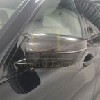 MP Style Carbon Fibre / Gloss Black Replacement Mirror Covers for BMW G11 G12 7 Series 15-23
