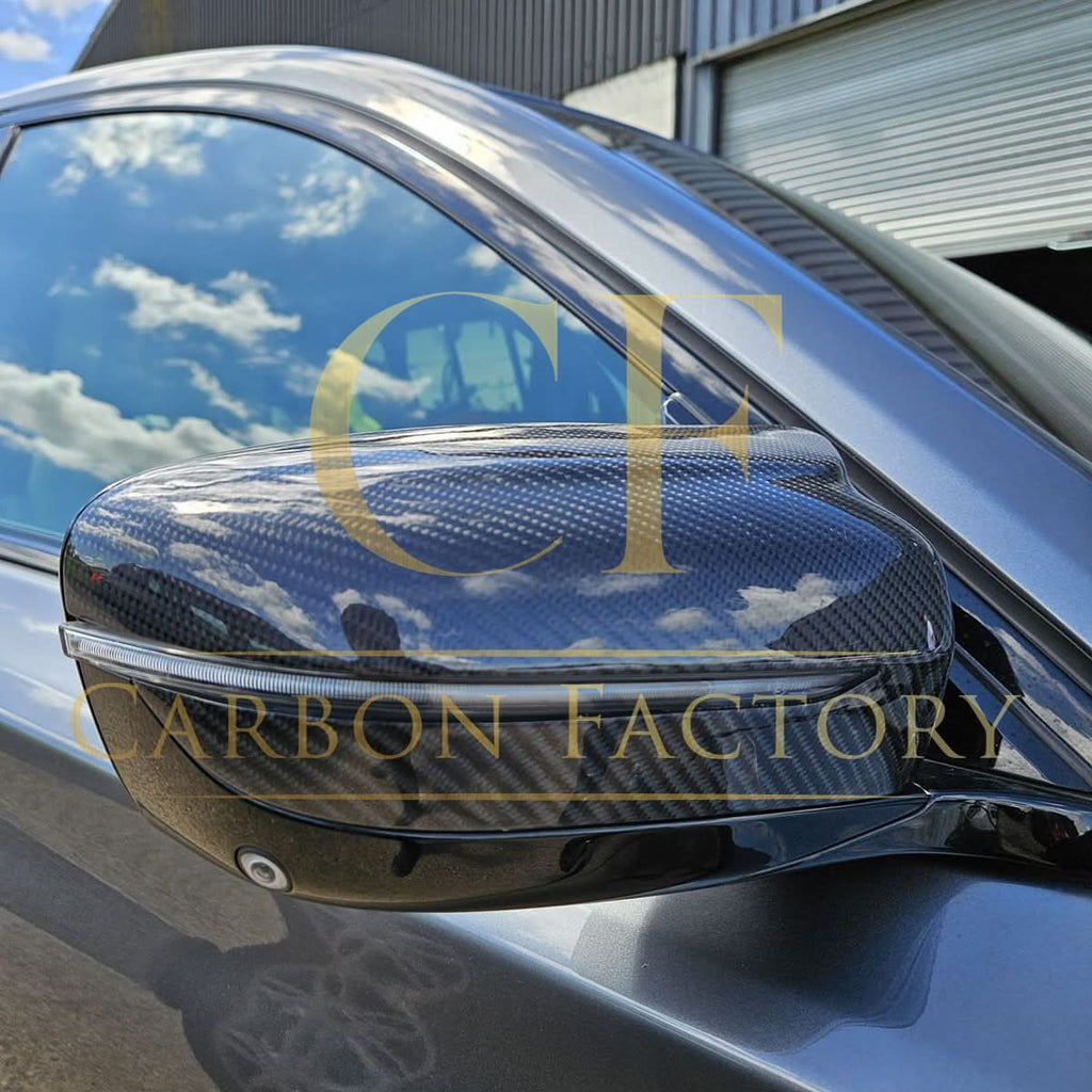 MP Style Carbon Fibre / Gloss Black Replacement Mirror Covers for BMW G11 G12 7 Series 15-23