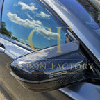 MP Style Carbon Fibre / Gloss Black Replacement Mirror Covers for BMW G11 G12 7 Series 15-23