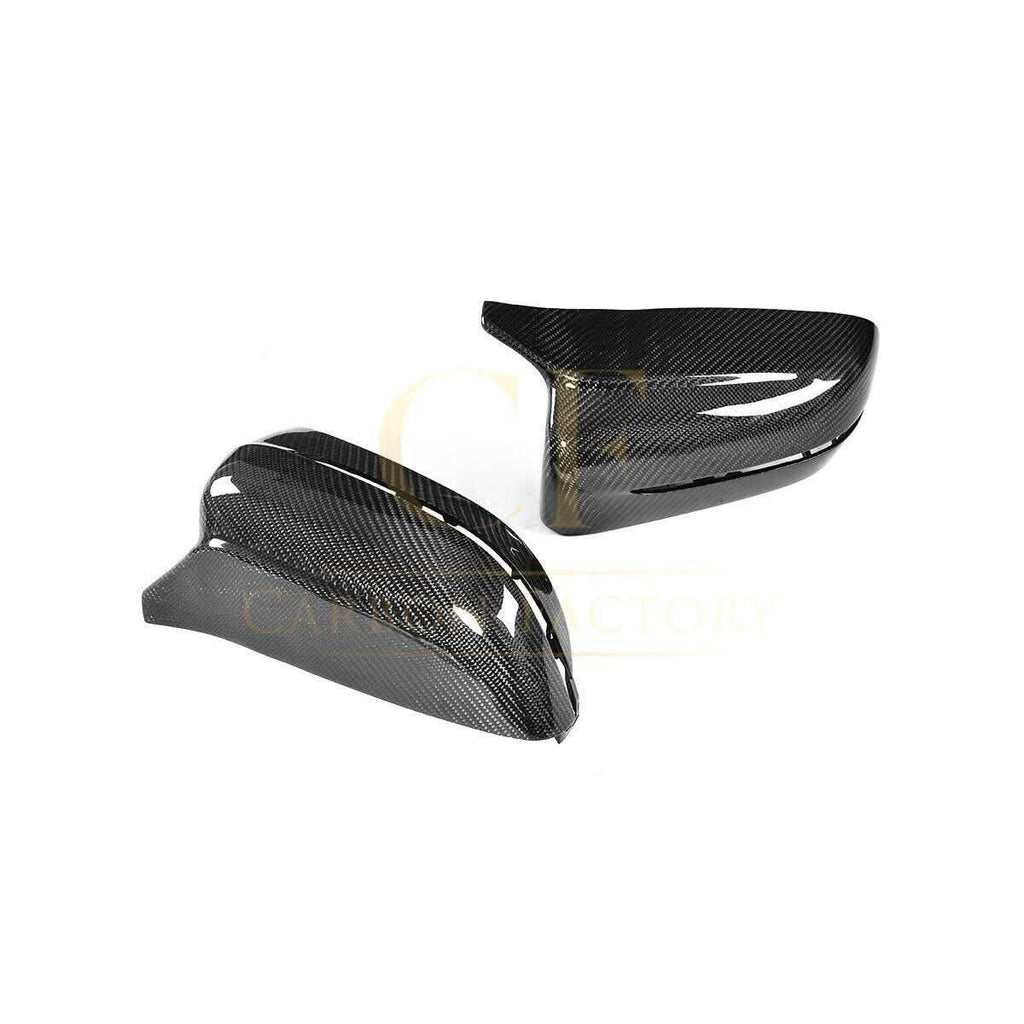 MP Style Carbon Fibre / Gloss Black Replacement Mirror Covers for BMW G11 G12 7 Series 15-23