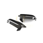 MP Style Carbon Fibre / Gloss Black Replacement Mirror Covers for BMW G11 G12 7 Series 15-23
