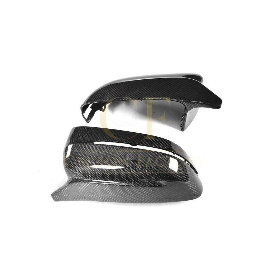 MP Style Carbon Fibre / Gloss Black Replacement Mirror Covers for BMW G11 G12 7 Series 15-23