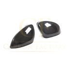 Carbon Fibre Replacement Mirror Covers for VW Golf MK8 inc GTI & R 21-Present