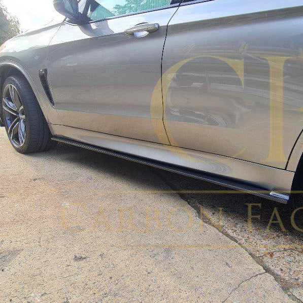 3D Style Carbon Fibre Side Skirts for BMW F15 X5 F16 F85 X5M F86 X6M 13-18